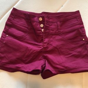 High waisted shorts